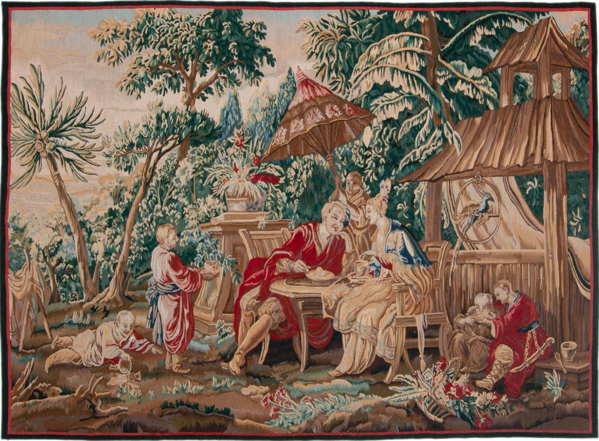Chinese rug China 219x161 219x161, Persian Rug Knotted by hand