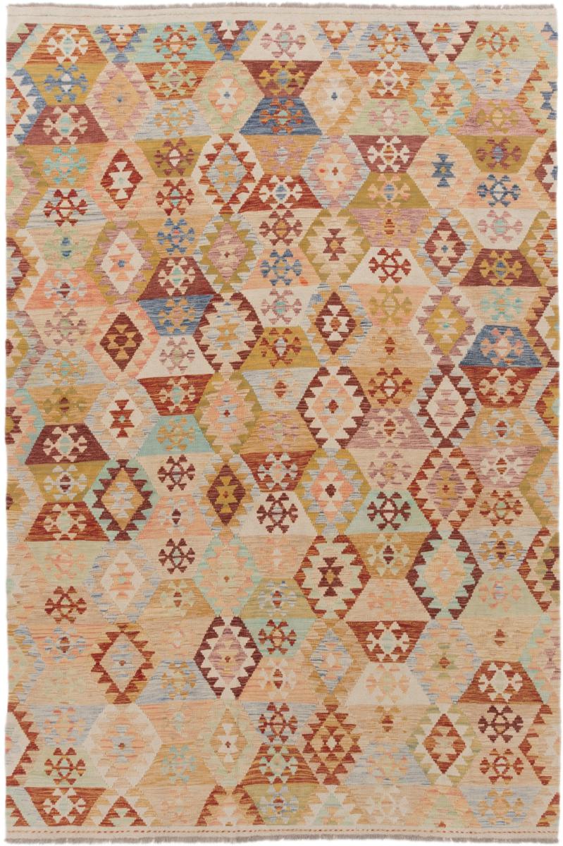 Tapete afegão Kilim Afegão 312x209 312x209, Tapete persa Tecido à mão