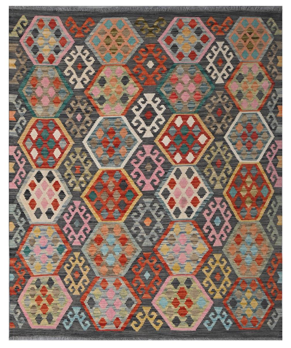 Afghan rug Kilim Afghan 197x160 197x160, Persian Rug Woven by hand
