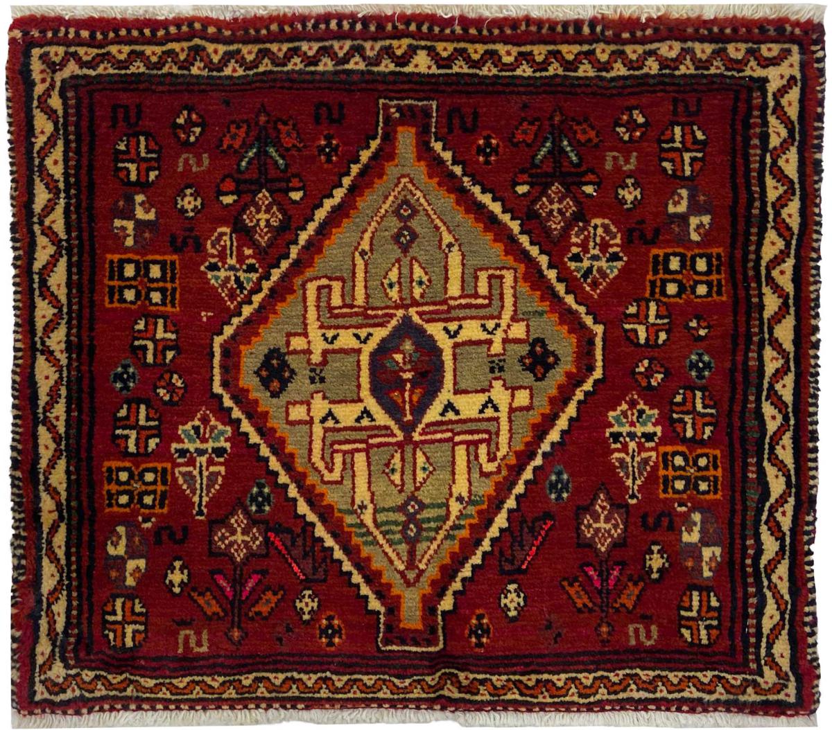 Alfombra persa Ghashghai 51x63 51x63, Alfombra persa Anudado a mano
