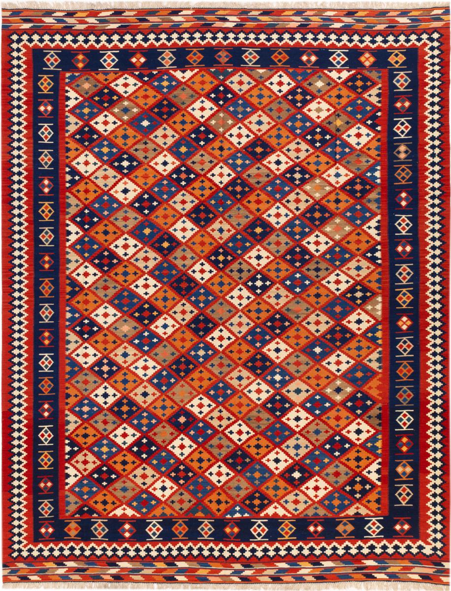 Persisk matta Kilim Fars Ghashghai 383x303 383x303, Persisk matta handvävd 