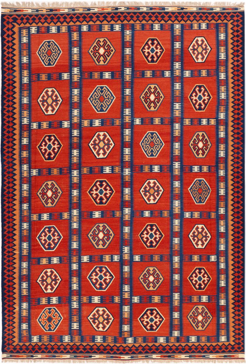Alfombra persa Kilim Fars Ghashghai 371x258 371x258, Alfombra persa Tejido a mano