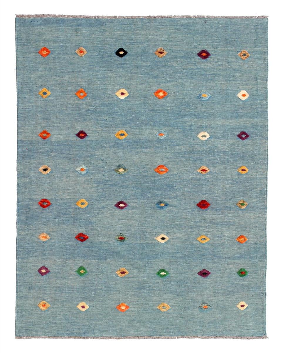 Alfombra afgana Kilim Afghan Nimbaft Edition 196x146 196x146, Alfombra persa Tejido a mano