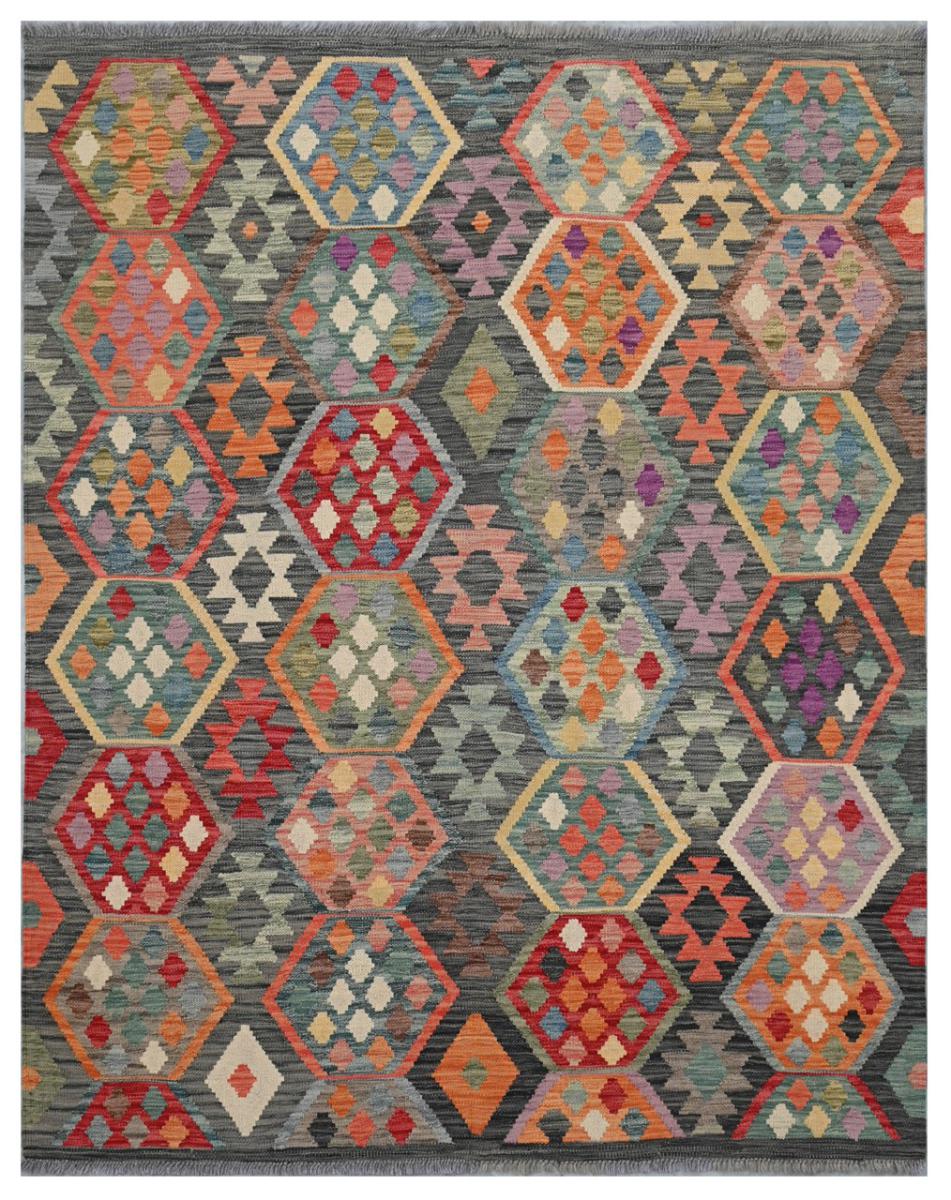 Afghan rug Kilim Afghan 6'5"x5'3" 6'5"x5'3", Persian Rug Woven by hand
