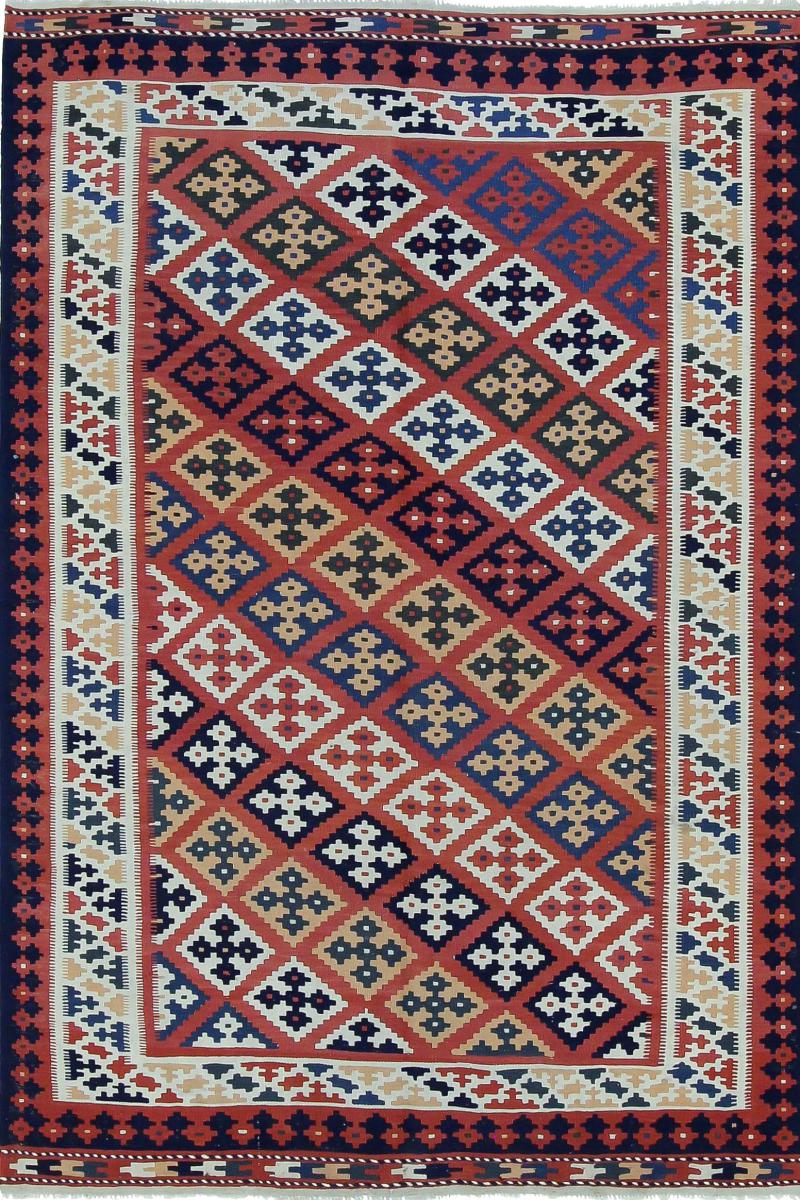 Tapete persa Kilim Fars 224x152 224x152, Tapete persa Tecido à mão