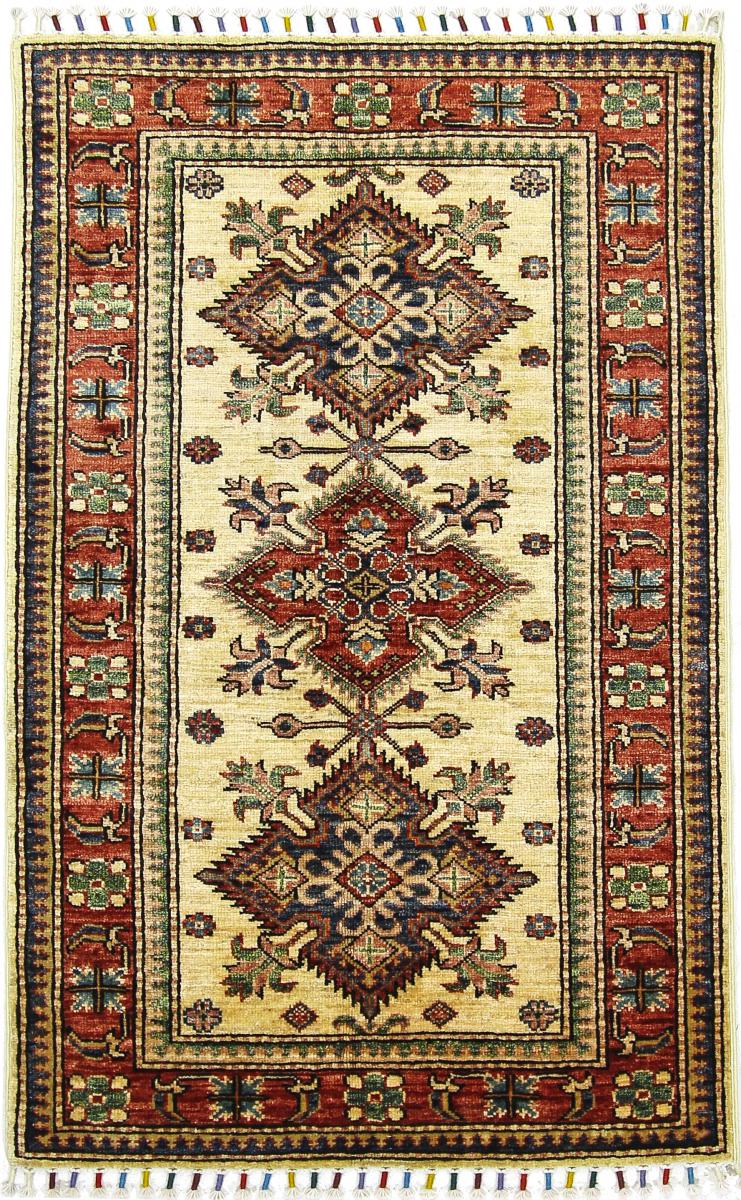 Afghan rug Super Kazak 124x77 124x77, Persian Rug Knotted by hand