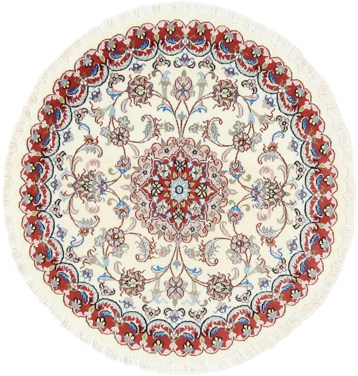 Persian Rug Tabriz 40Raj 100x100 100x100, Persian Rug Knotted by hand