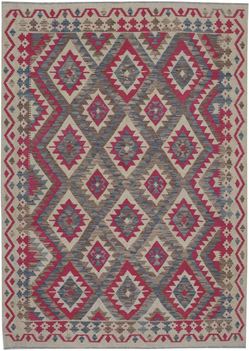 Afghansk teppe Kelim Afghan 240x173 240x173, Persisk teppe Håndvevd