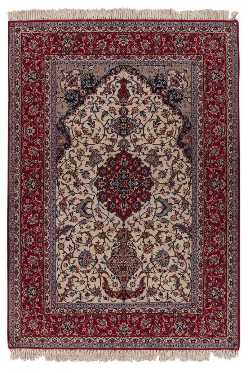 Tapete persa Isfahan Fio de Seda 231x160 231x160, Tapete persa Atado à mão