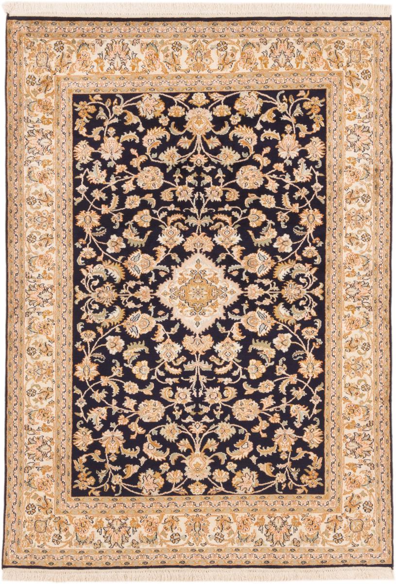 Indo rug Kashmir Silk 184x128 184x128, Persian Rug Knotted by hand
