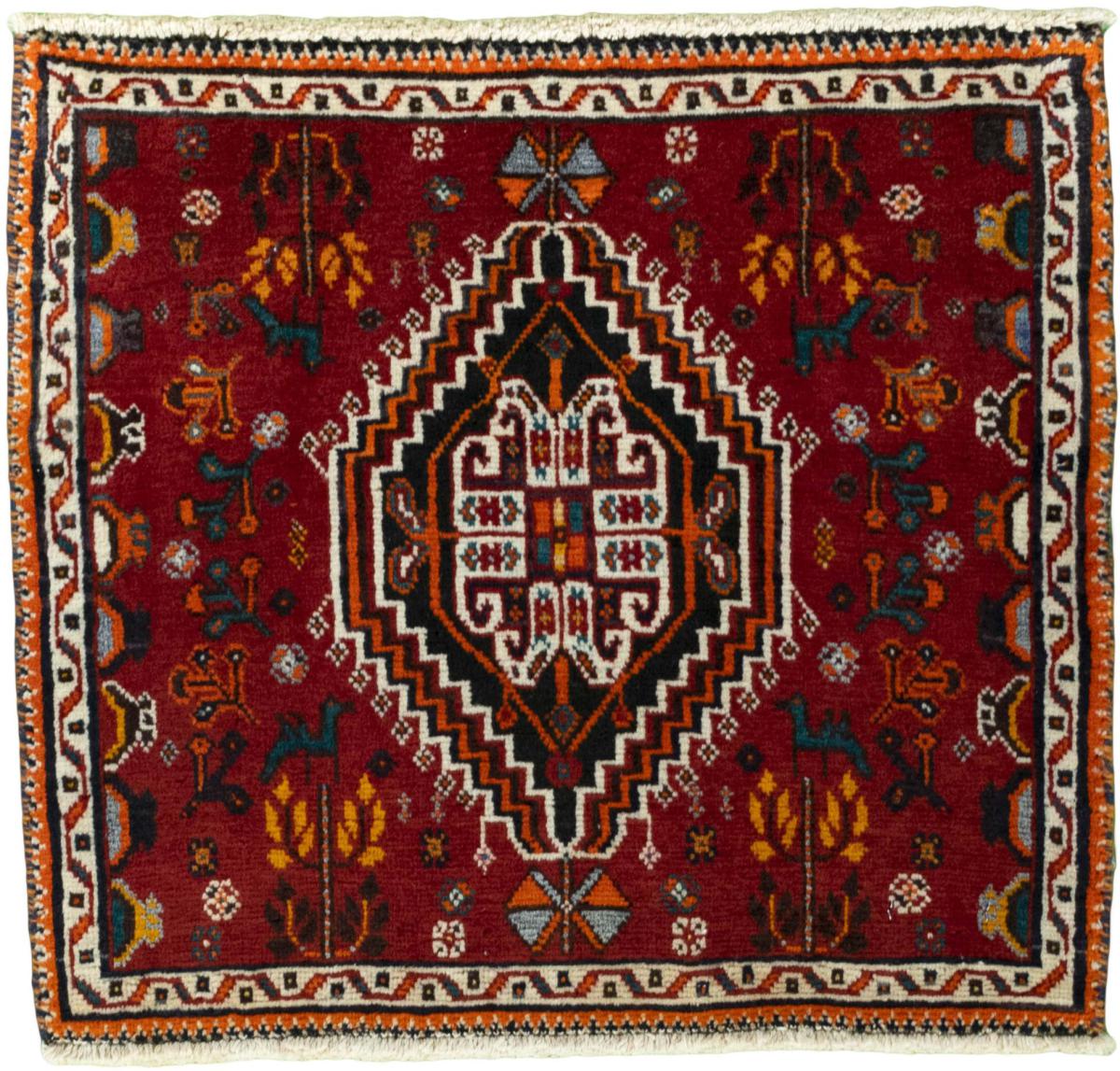 Persian Rug Shiraz 56x64 56x64, Persian Rug Knotted by hand