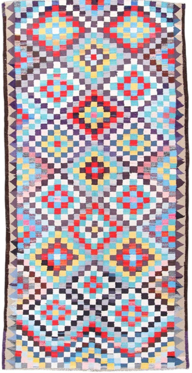 Persisk teppe Kelim Fars Antikke 336x169 336x169, Persisk teppe Handwoven 