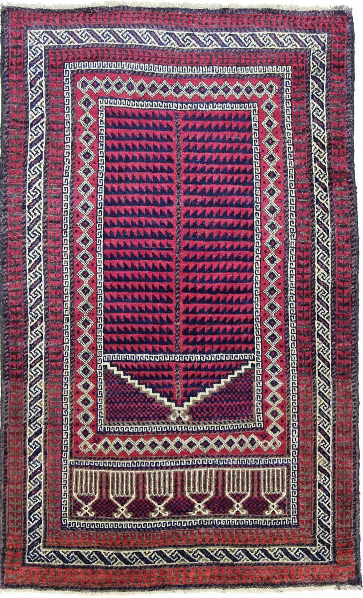 Tapete persa Balúchi 175x116 175x116, Tapete persa Atado à mão
