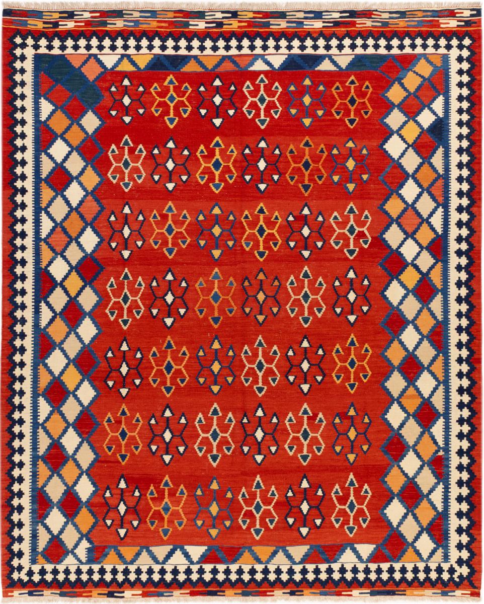 Alfombra persa Kilim Fars Ghashghai 289x236 289x236, Alfombra persa Tejido a mano