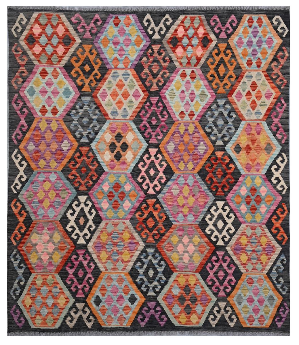 Tappeto Afgano Kilim Afghan 190x167 190x167, Tappeto persiano Tessuto a mano