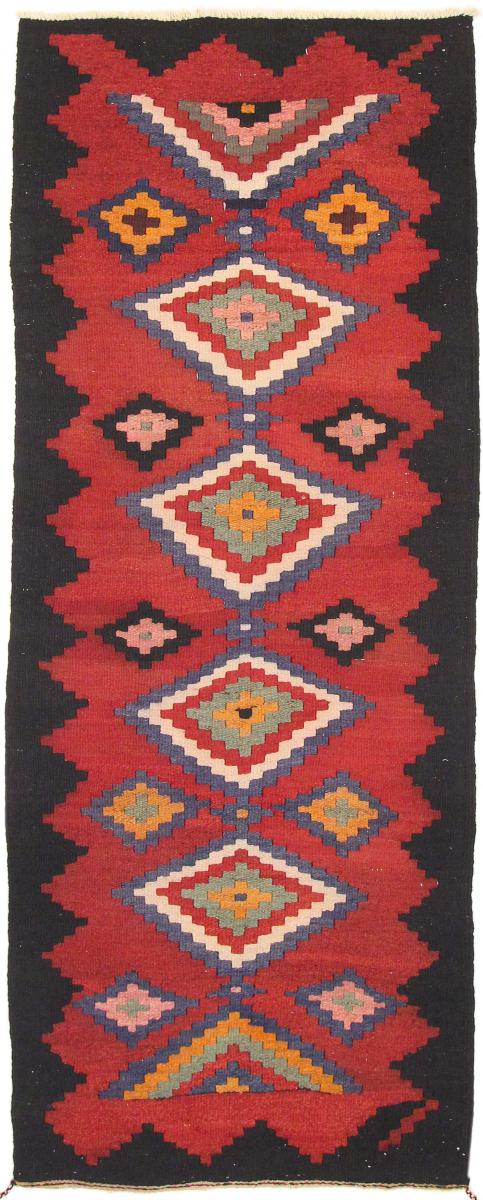 Tapete persa Kilim Fars 316x124 316x124, Tapete persa Tecido à mão