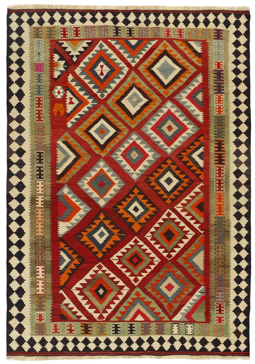 Persian Rug Kilim Fars 245x166 245x166, Persian Rug Woven by hand