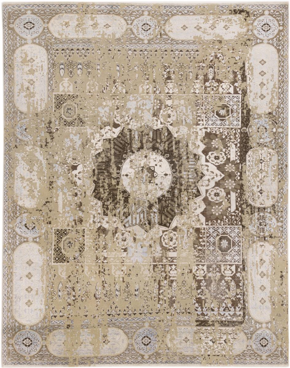 Indiai szőnyeg Sadraa 9'11"x7'11" 9'11"x7'11", Perzsa szőnyeg Kézzel csomózva
