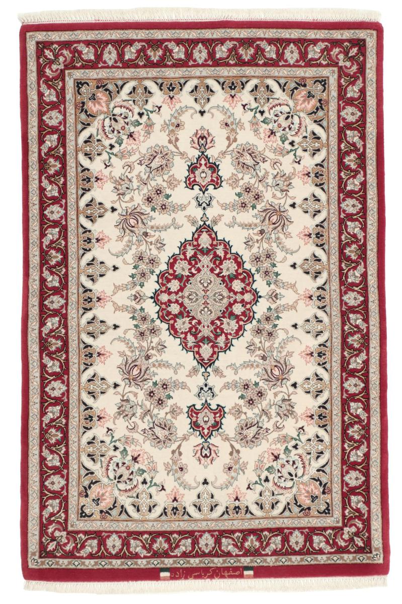 Dywan perski Isfahan Jedwabna Osnowa 129x86 129x86, Dywan perski Ręcznie tkane