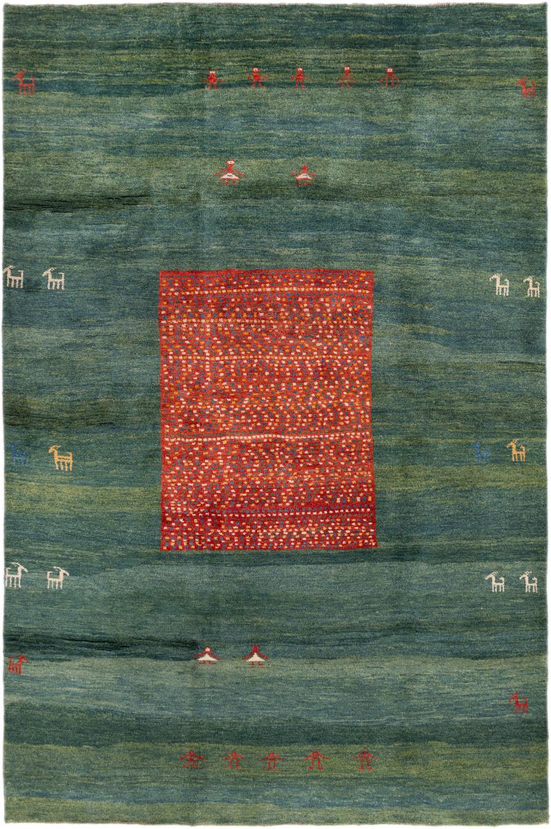 Tapis persan Persan Gabbeh 280x184 280x184, Tapis persan Noué à la main