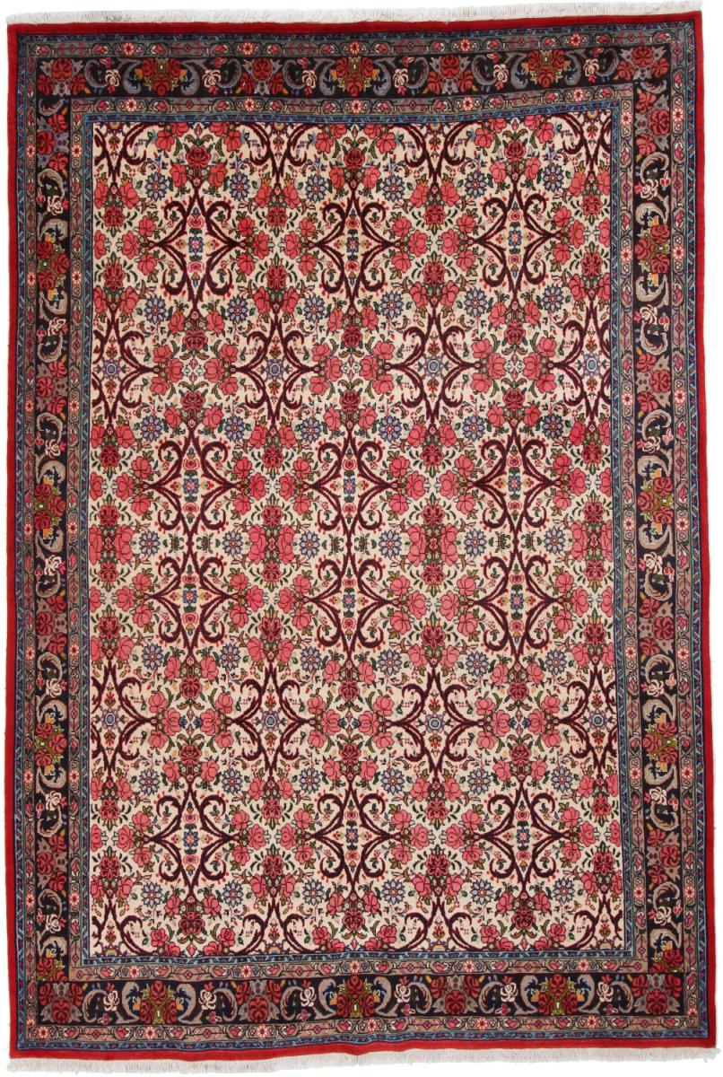 Persian Rug Bidjar Rosen 9'6"x6'6" 9'6"x6'6", Persian Rug Knotted by hand