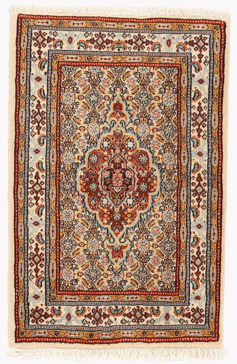 Tapete persa Moud Mahi 90x59 90x59, Tapete persa Atado à mão