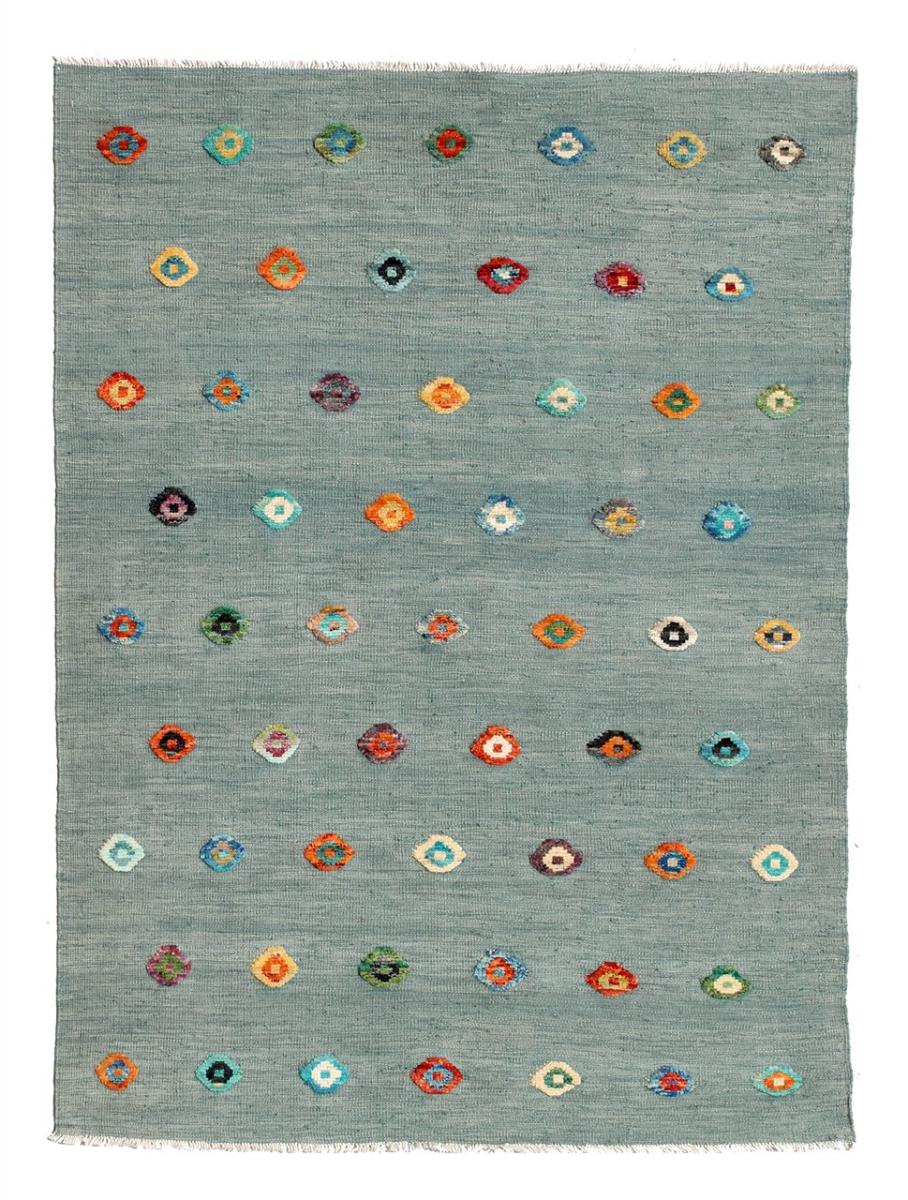 Alfombra afgana Kilim Afghan Nimbaft Edition 204x147 204x147, Alfombra persa Tejido a mano