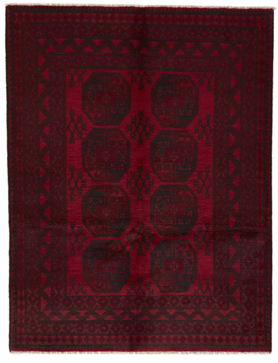 Tapete afegão Afegão Akhche 196x150 196x150, Tapete persa Atado à mão