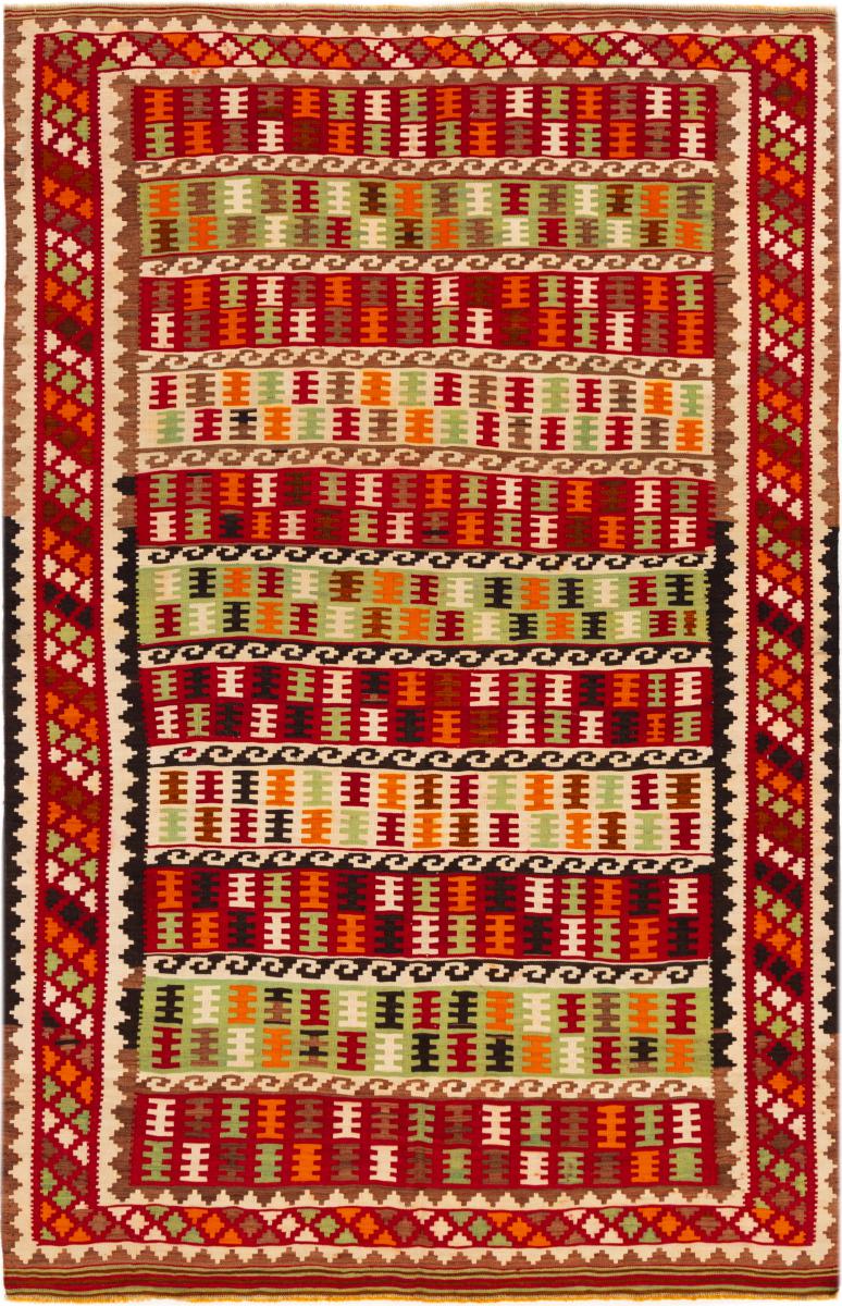 Persian Rug Kilim Fars Shiraz 257x165 257x165, Persian Rug Woven by hand