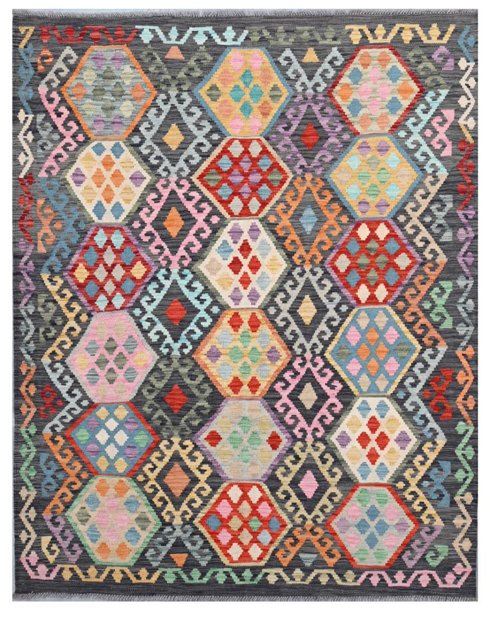 Afghan rug Kilim Afghan 6'5"x5'2" 6'5"x5'2", Persian Rug Woven by hand