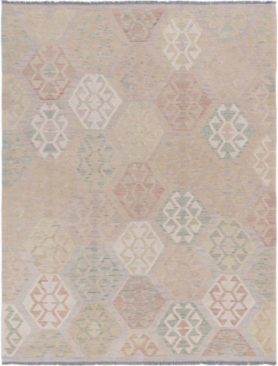Tapete afegão Kilim Afegão 200x155 200x155, Tapete persa Tecido à mão