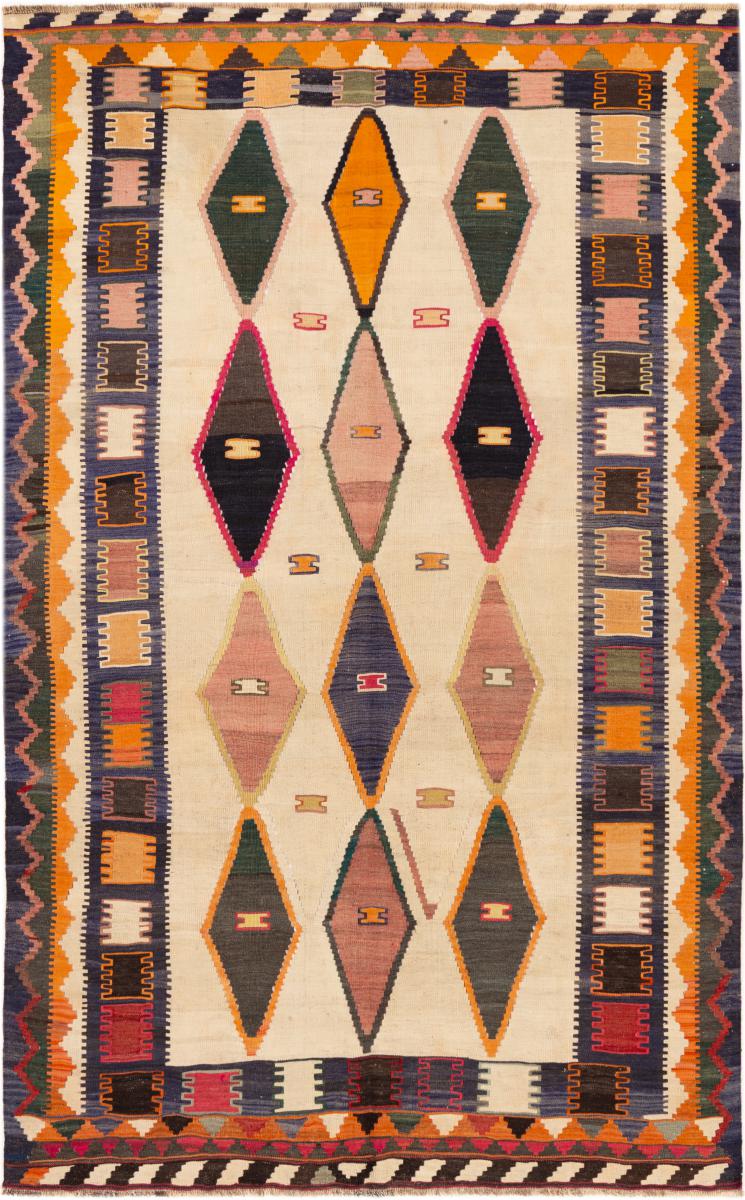 Persian Rug Kilim Fars Shiraz 249x156 249x156, Persian Rug Woven by hand