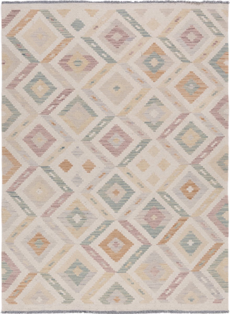 Tapis afghan Kilim Afghan 200x147 200x147, Tapis persan Tissé à la main