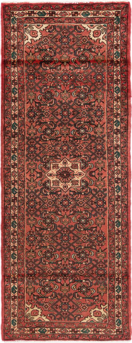 Persian Rug Hosseinabad 6'4"x2'5" 6'4"x2'5", Persian Rug Knotted by hand