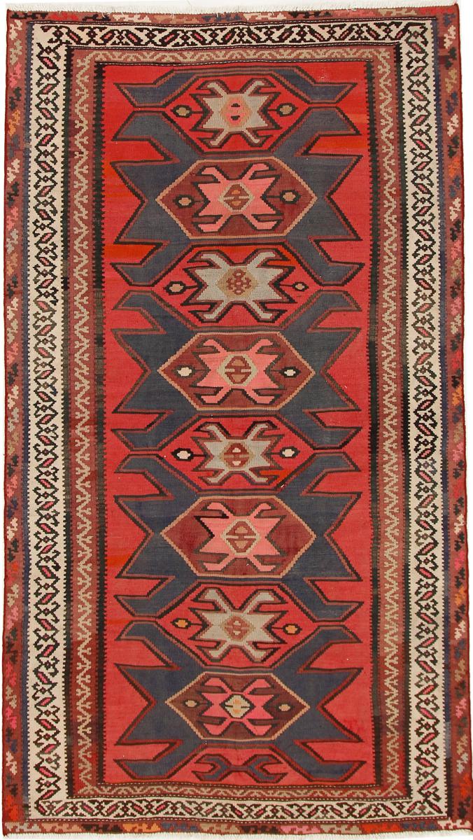 Tapete persa Kilim Fars Azerbaijan Antigo 286x153 286x153, Tapete persa Tecido à mão