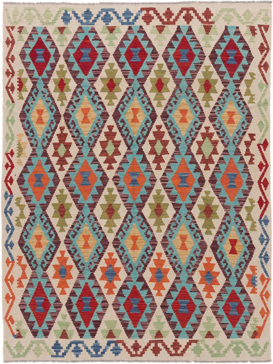 Tapete afegão Kilim Afegão 6'9"x5'1" 6'9"x5'1", Tapete persa Tecido à mão