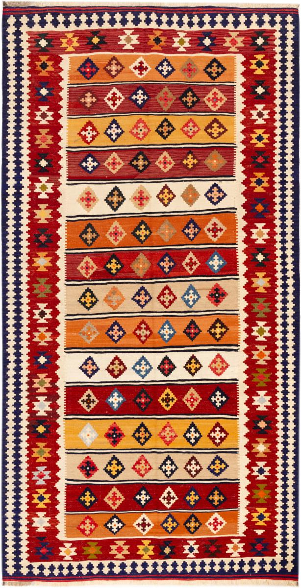 Tapis persan Kilim Fars Shiraz 303x159 303x159, Tapis persan Tissé à la main