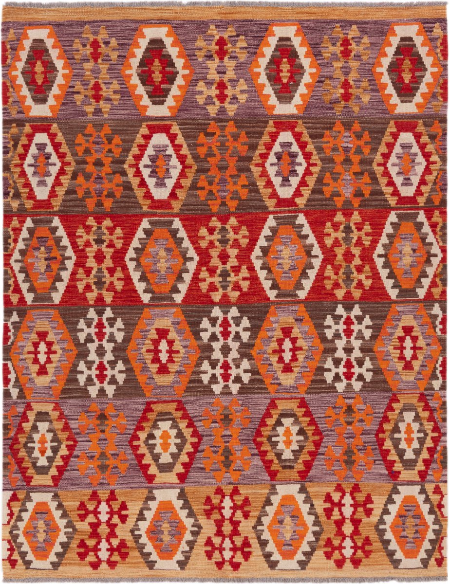 Tapete afegão Kilim Afegão 198x154 198x154, Tapete persa Tecido à mão