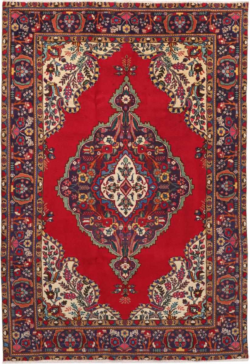 Persisk tæppe Mashhad 292x199 292x199, Persisk tæppe Knyttet i hånden