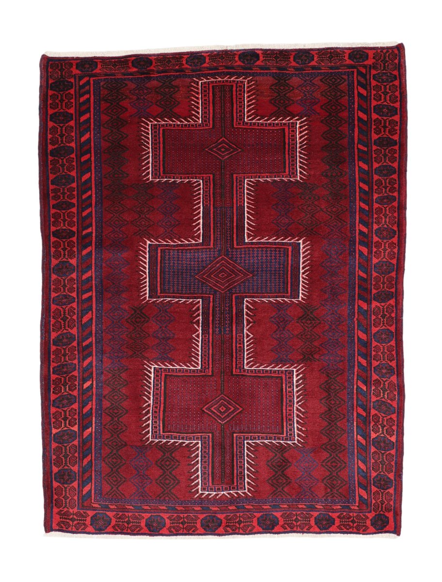 Perserteppich Lorestan 196x146 196x146, Perserteppich Handgeknüpft