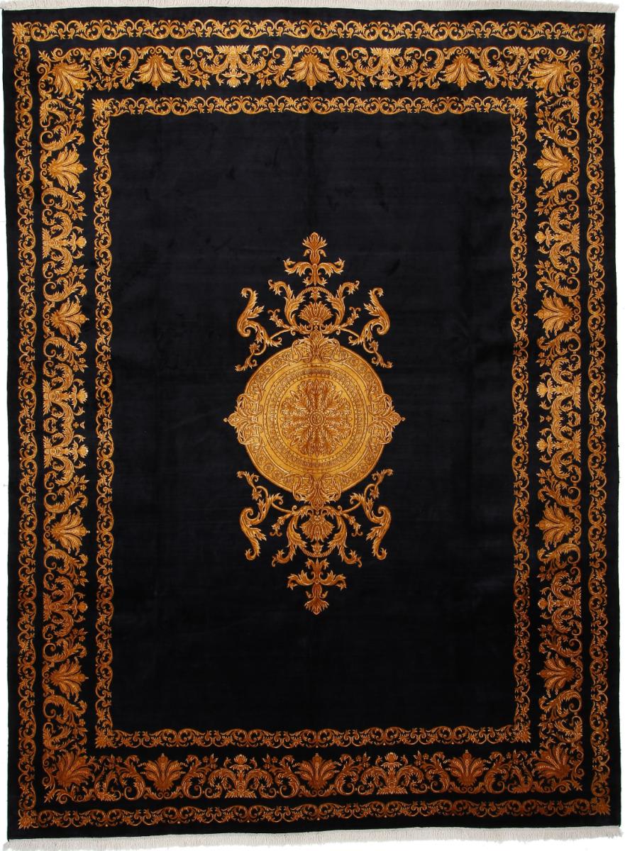 Indyjski dywan Kaszmir Jedwab 371x277 371x277, Dywan perski Ręcznie tkane