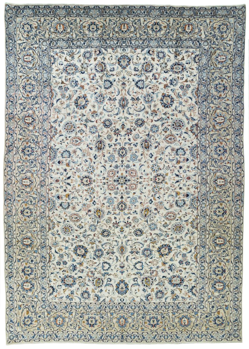 Persian Rug Keshan 13'4"x9'6" 13'4"x9'6", Persian Rug Knotted by hand