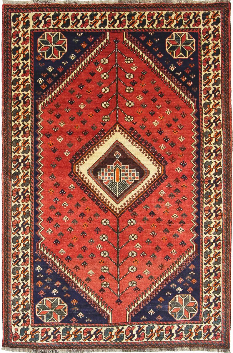 Persisk tæppe Ghashghai 249x161 249x161, Persisk tæppe Knyttet i hånden