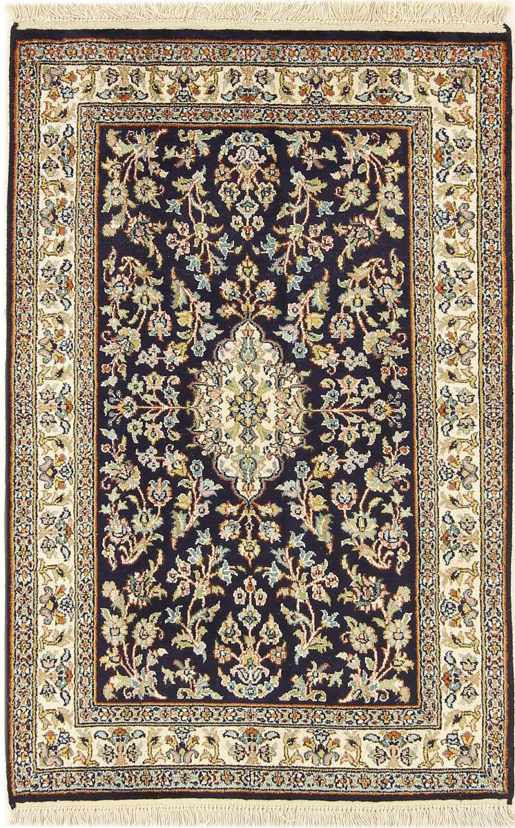 Tappeto indiano Cachemire di Seta 96x62 96x62, Tappeto persiano Annodato a mano