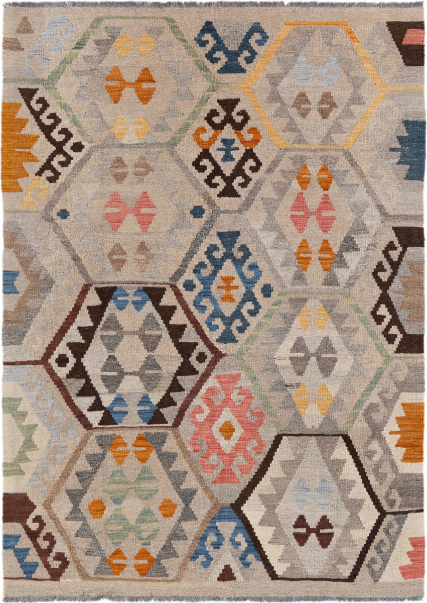 Afghansk teppe Kelim Afghan 182x131 182x131, Persisk teppe Håndvevd