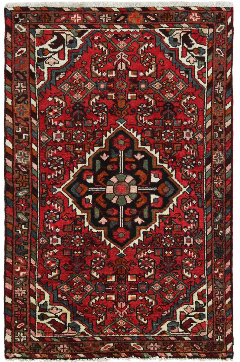 Persisk tæppe Hosseinabad 144x96 144x96, Persisk tæppe Knyttet i hånden