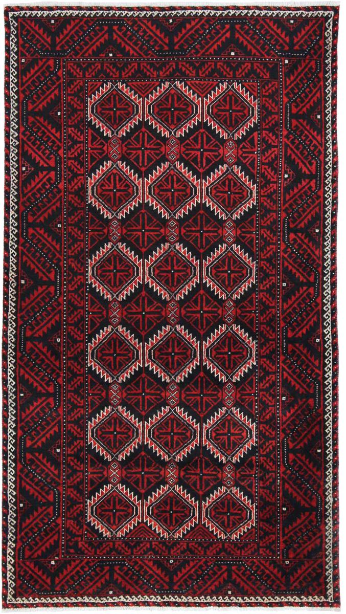 Perzisch tapijt Baluch 198x109 198x109, Perzisch tapijt Handgeknoopte