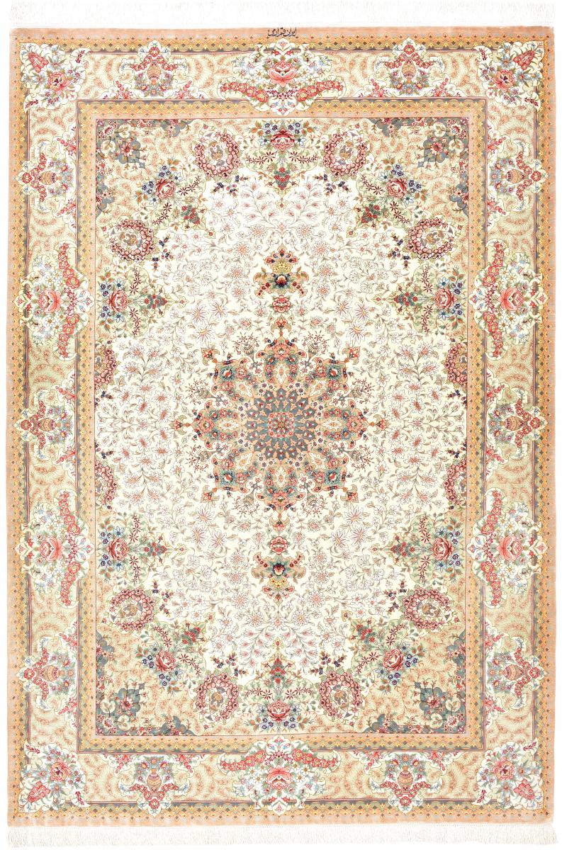 ペルシャ クム シルク カーペット/サイズ:250x250cm……isl8。 ペルシャ