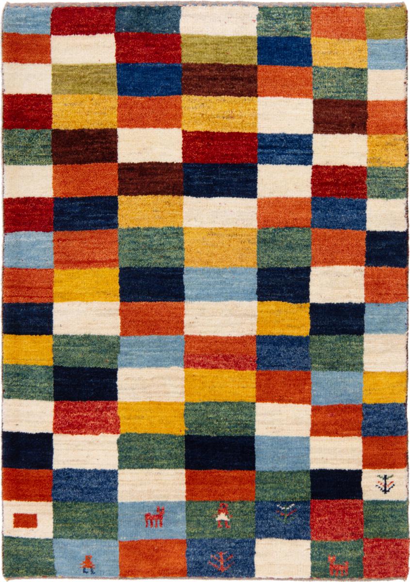 Persian Rug Persian Gabbeh Nomad 114x79 114x79, Persian Rug Knotted by hand