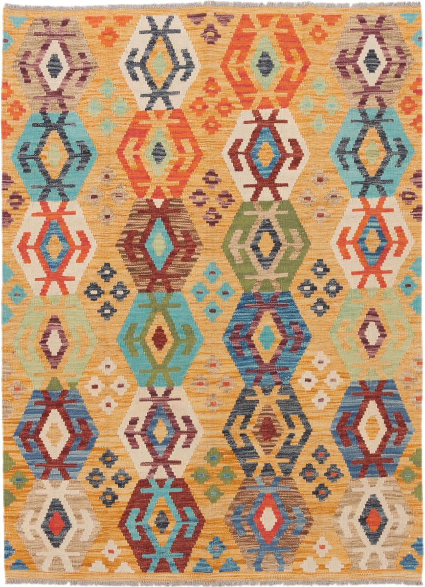 Tapete afegão Kilim Afegão 173x128 173x128, Tapete persa Tecido à mão